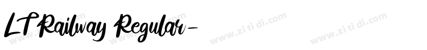 LT Railway Regular字体转换